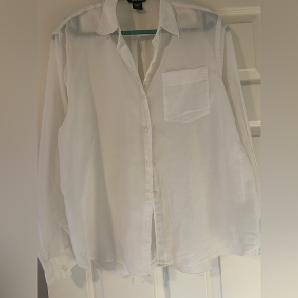 Very light cotton relaxed fit cotton button down - Picture 3 of 6